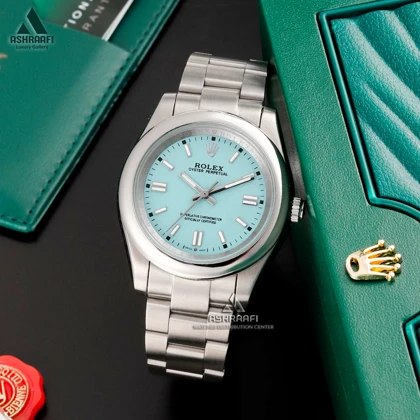 رولکس پرپچوال صفحه آبی آسمانی Rolex Perpetual light blue 01