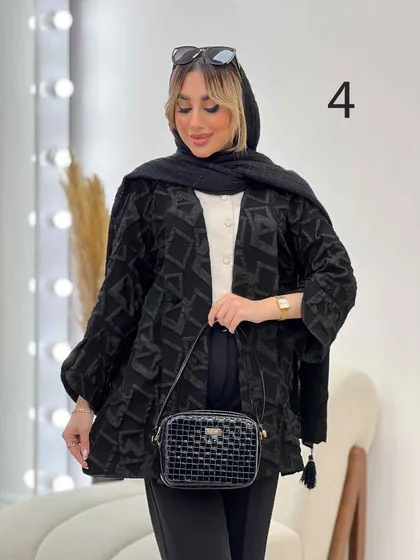 مانتو فکورا آستین لاله