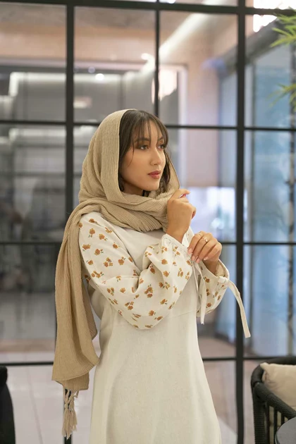 پیراهن زنانه لینن پرگل