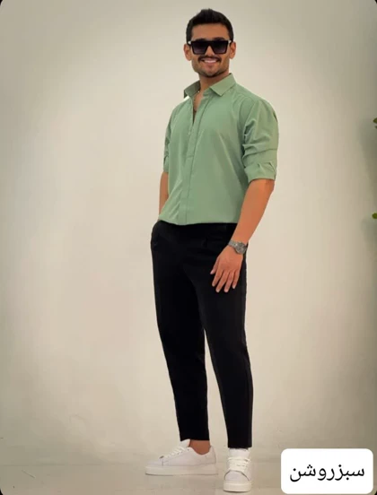 پیراهن پارچه ای ساده_کد4451