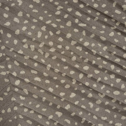 شال پلیسه طرح خال ریز زنانه - 39251735