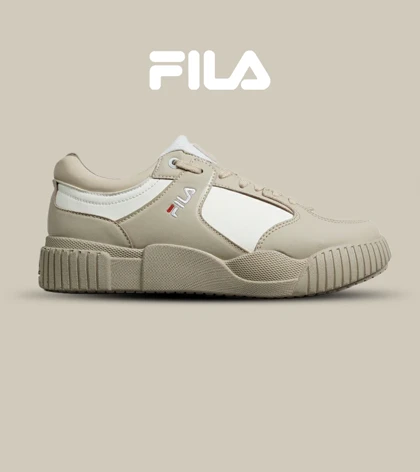 کفش کتانی مردانه کرم FILA مدل 6953