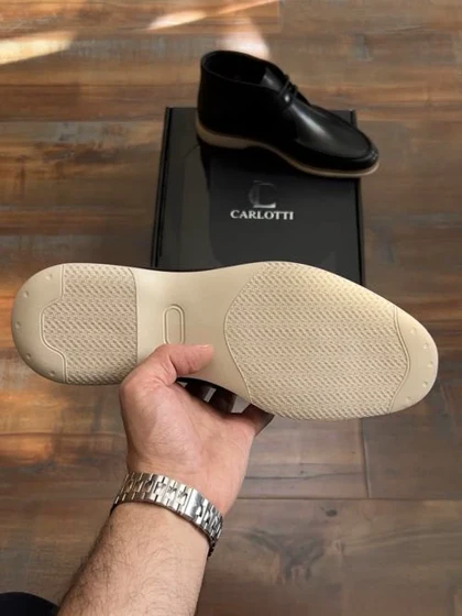 نیم بوت چرم طبیعی کدsho215