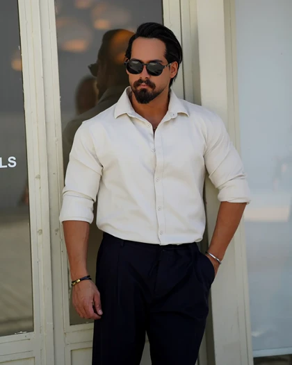 پیراهن پاییزه باکسی مردانه