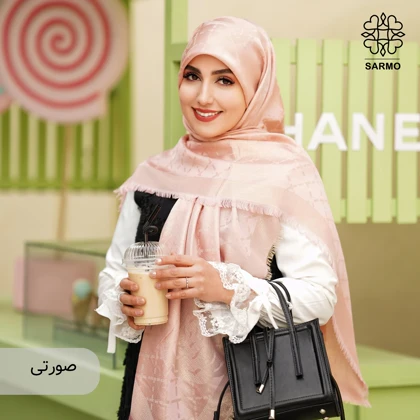روسری نخ ابریشم یکتا گل