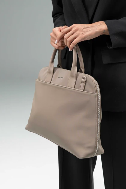 کیف دوشی زنانه چرم مصنوعی بدون دسته دیوید جونز DAVIDJONES