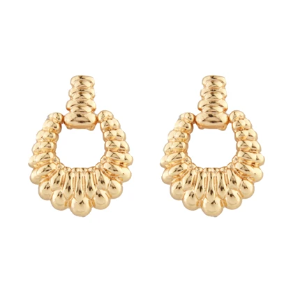 گوشواره زنانه مدل نیم دایره خورشیدی