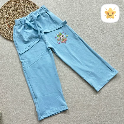 بلوز شلوار دخترانه بگ جنس پنبه عالی لبوبو برند DENIZ مناسب 4 تا 9 سال