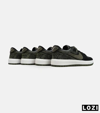 کفش مردانه و زنانه مشکی یشمی NIKE AIR JORDAN مدل 5514