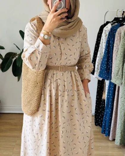 پیراهن مانتویی بابونه6