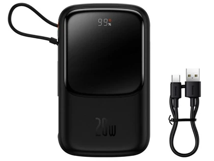 پاوربانک شارژر سریع 20 وات 10000 بیسوس Baseus Qpow Pro Fast Charge Power Bank PPQD020001
