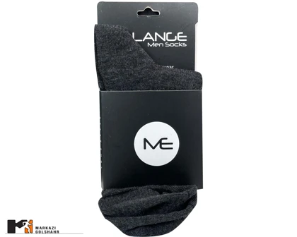 جوراب نیم ساق مردانه ملانژ کد 2007480