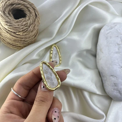 گوشواره زنانه مدل میناکاری