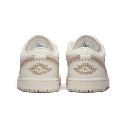 کتانی ویتنامی نایک ایر جردن وان لو کرم قهوه اییNike Air Jordan 1 Low SE “Light Orewood BrownHemp
