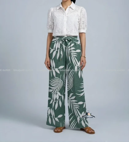 شلوار بگ طرح دار ZARA