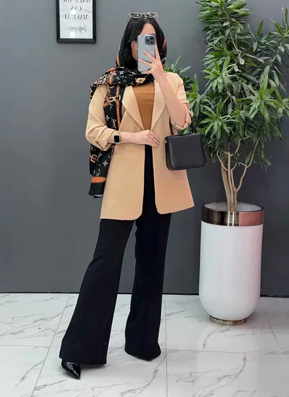 مانتو کتی آستین پاگن
