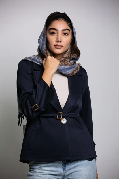 کت زنانه کاندید کمربند دار