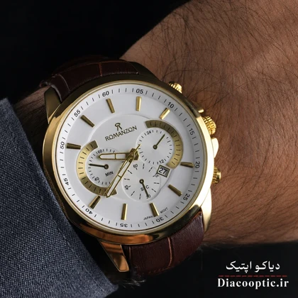 ساعت مچی مردانه موتور ژاپن برند رمانسون مدل Do1283 چرمی