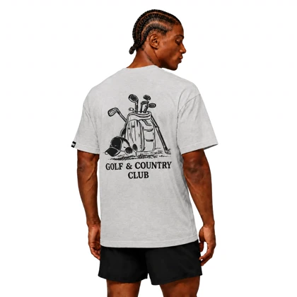 تیشرت مردانه زنانه اورسایز نخی 1991 Golf & Country Club مدل TS19118