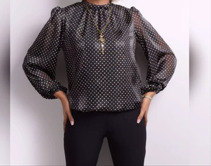 شومیز مجلسی جنس حریر ساتن