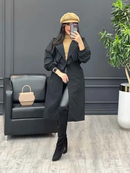 بارانی بلند دو ژیله