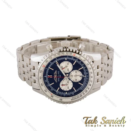 ساعت برایتلینگ مردانه NAVITIMER نقره ای صفحه مشکی Breitling-4778-G