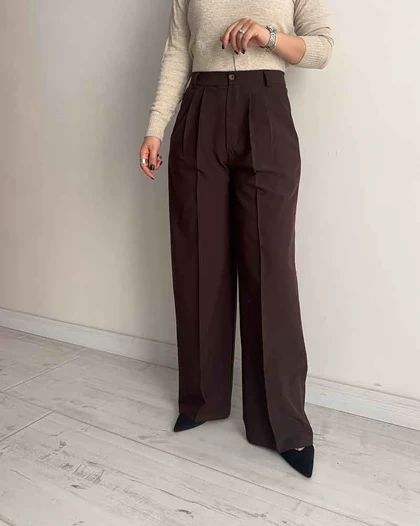 شلوار Velora (قهوه ای)