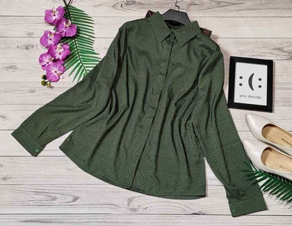 بلوز جلو دکمه مدل رزا کد 50205