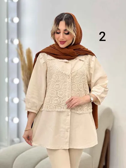 شومیز ترکیبی بهار