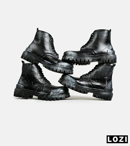 بوت مردانه مشکی BALENCIAGA Splash
