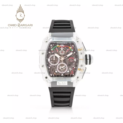 ساعت مچی ریچارد میل کورنوگراف قاب پلاستیکی مشکی Richard Mille
