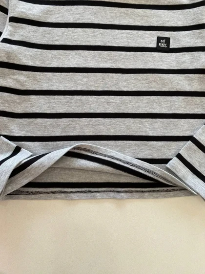 بلوز آستین بلند راه راه