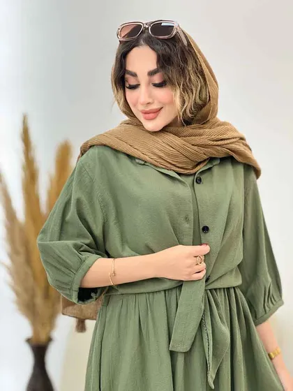 ست پیراهن دو تکه آستین پیله