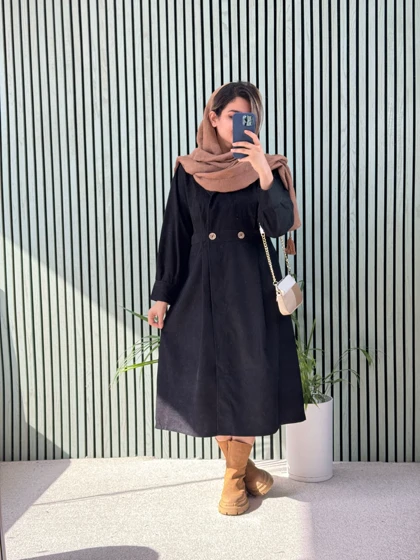 پیراهن مانتویی شکیبا