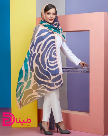 شال گل درشت نخی