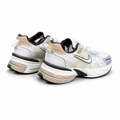 کتانی خارجی ست زن و مرد مدل نایکی خاکی Nike V2k