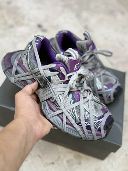 کتانی مردانه اسپایدری بنفش