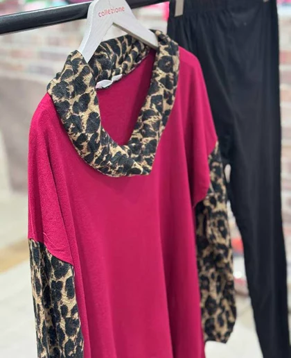 ست راحتی سایز بزرگ زنانه سکسن کد66670