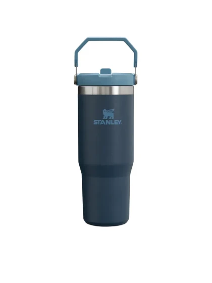 قمقمه استنلی نی دار مدل THE ICEFLOW FLIP STRAW TUMBLER