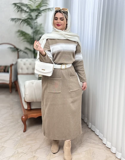 ست بلوز دامن بافت 2206