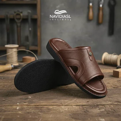 صندل مردانه چرم شهریار طبی کد 1504025