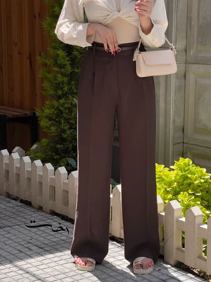 شلوار بگ پارچه ای کوپرا