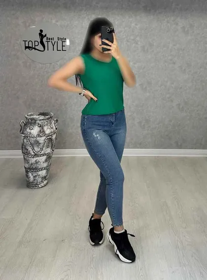 تاپ یقه گرد قواره دار : 8669
