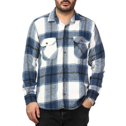 پیراهن آستین بلند پشمی ضخیم مردانه برند مد مدل 1410383