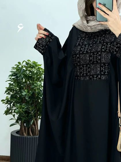 عبای بلند سوزندوزی حدیث 8 کد 2534