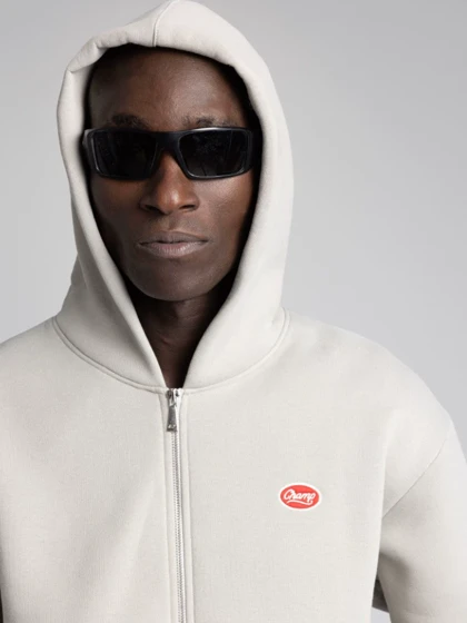 سویشرت تمام زیپ کراپ طوسی مینت / برند کچ ترکیه Catch