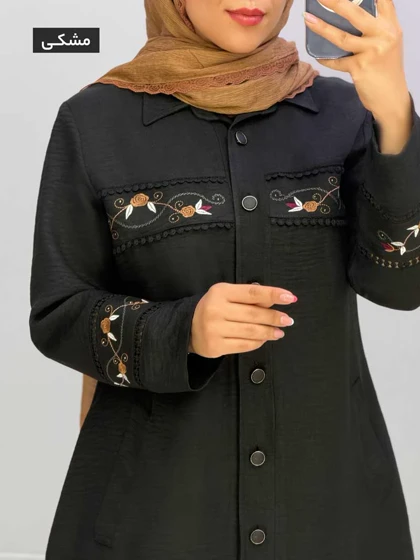مانتو سایز بزرگ شانتون گلسو کد 452580