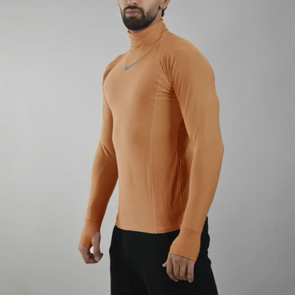 بلوز یقه اسکی ورزشی مردانه نایک مدل mub-8910 نارنجی