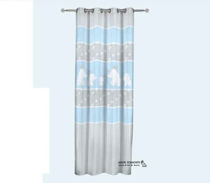 پرده اتاق کودک رزبرن طرح ENDLESS LOVE