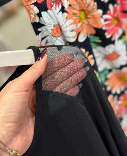 بلوز و شلوار سایز بزرگ زنانه کد 40526